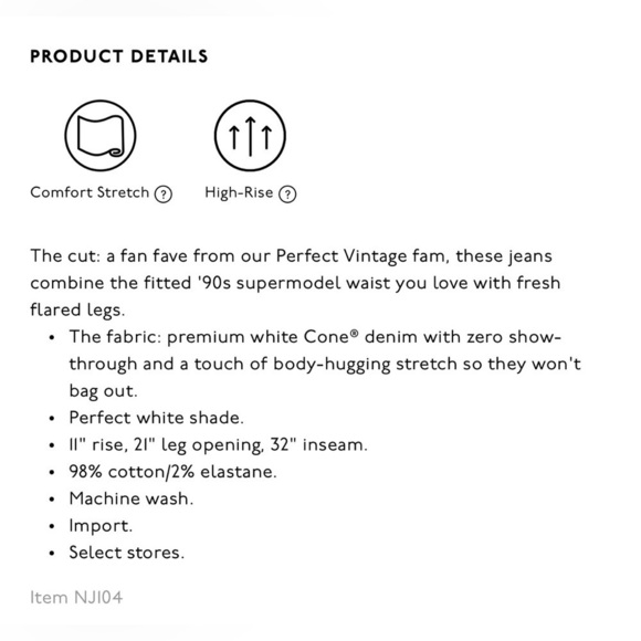 Women's White Flare Jeans - Picture 6 of 6